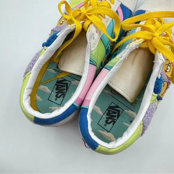 Vans x Simpsons Old Skool The Bouviers Multicolor Low Top Sneakers Men’s Size 10 - Picture 7 of 9
